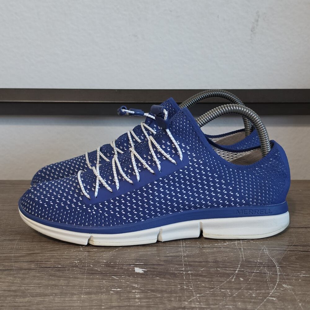 Merrill Zoe Sojourn Lace Knit Q2 Women's Casual Shoes Sneakers Size 8 Blue